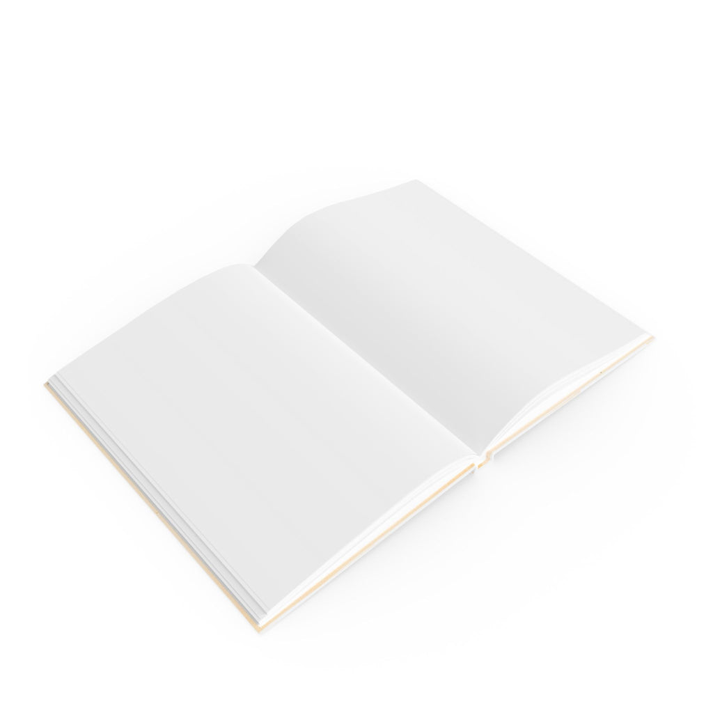 Remember you're made from Magic" — Hardback Magical Notebook open to blank pages, gallery position 1