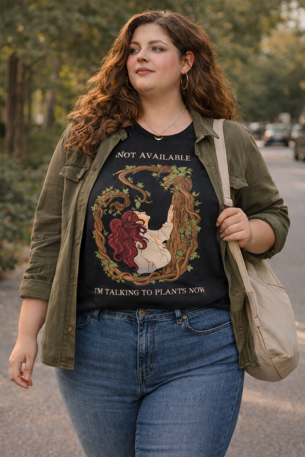 "Premium quality oversized tee featuring whimsical mystical design by Little Rituals"