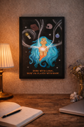 Done with Logic, Now I'm Playin' with Magic" - Museum Quality Art Print featuring cosmic witch, gallery position 1