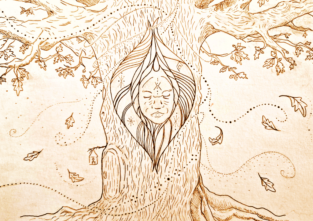 "Grandmother Earth" - Museum Quality Art Print