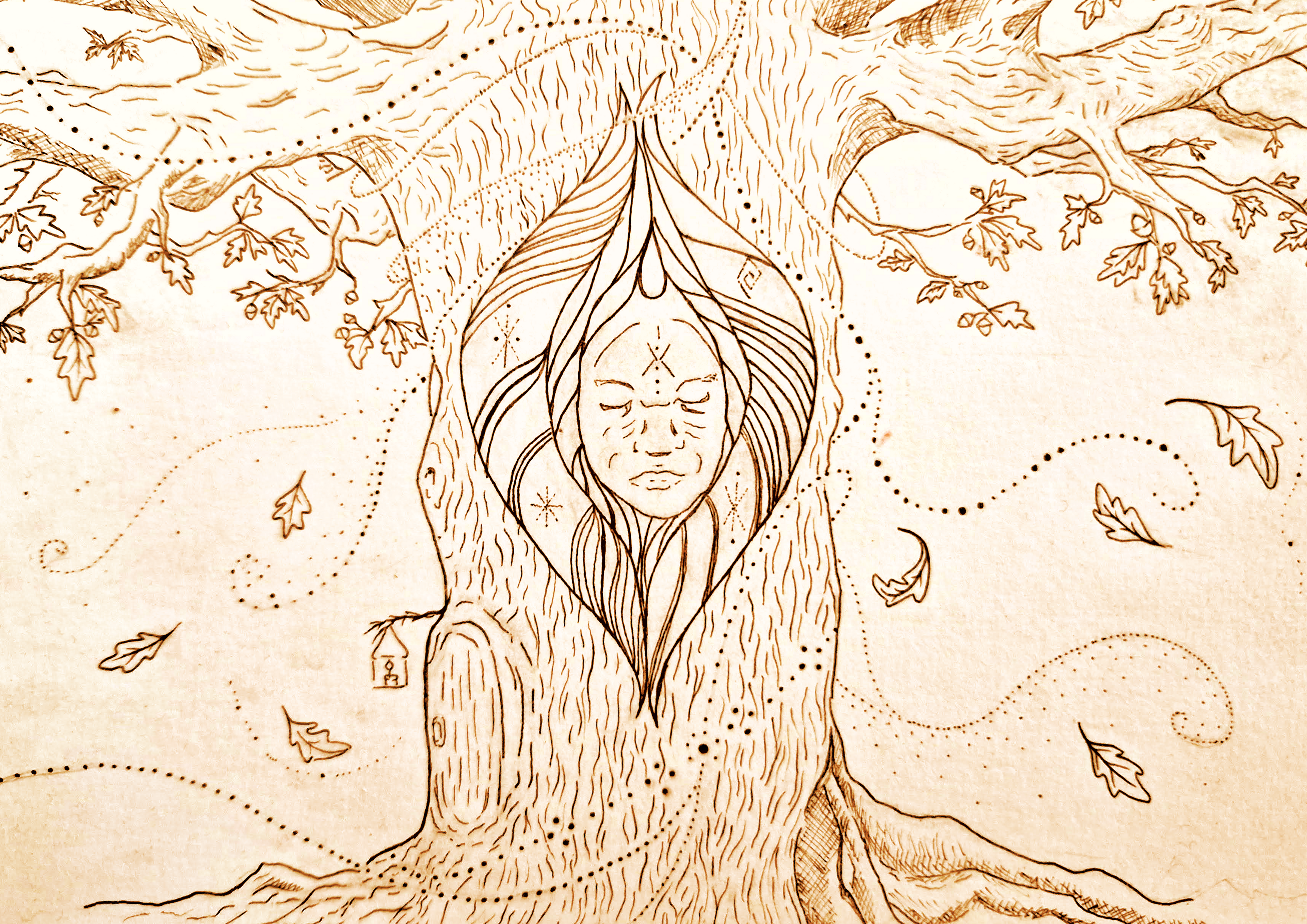 "Grandmother Earth." - A6 print