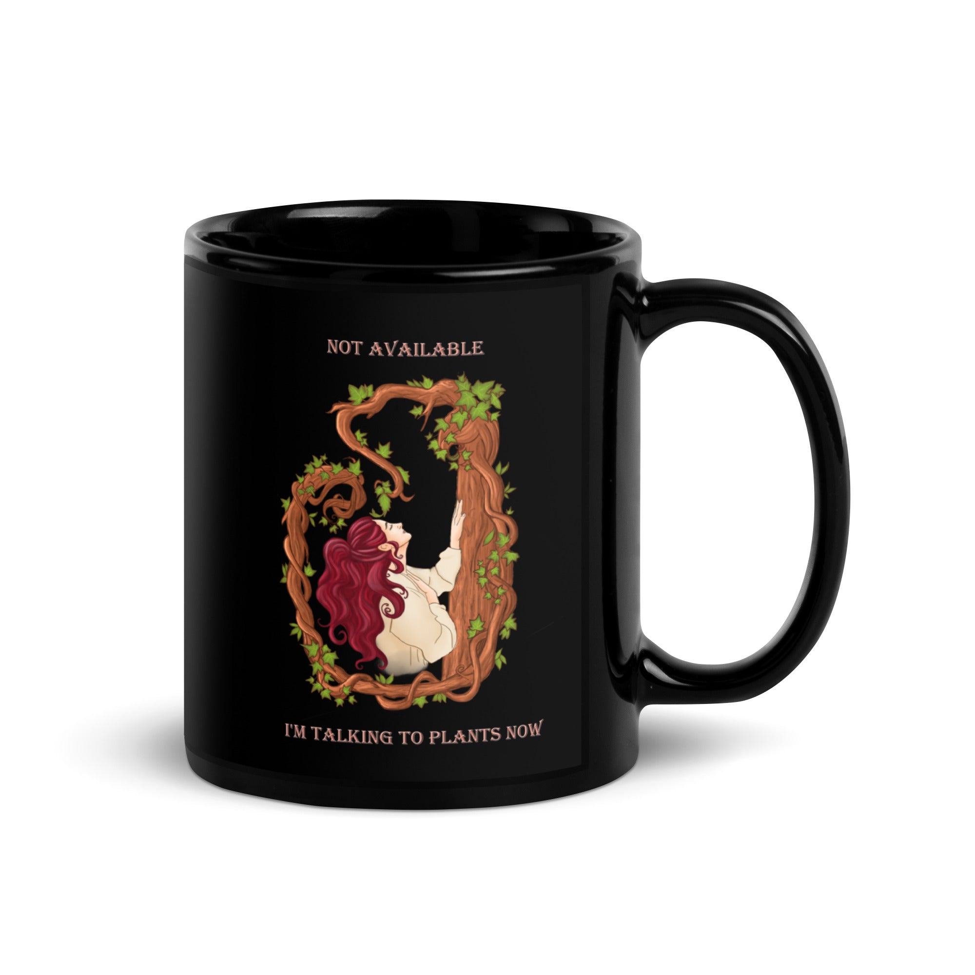 "Premium quality ceramique mug 11 oZ featuring whimsical mystical design by little Rituals"