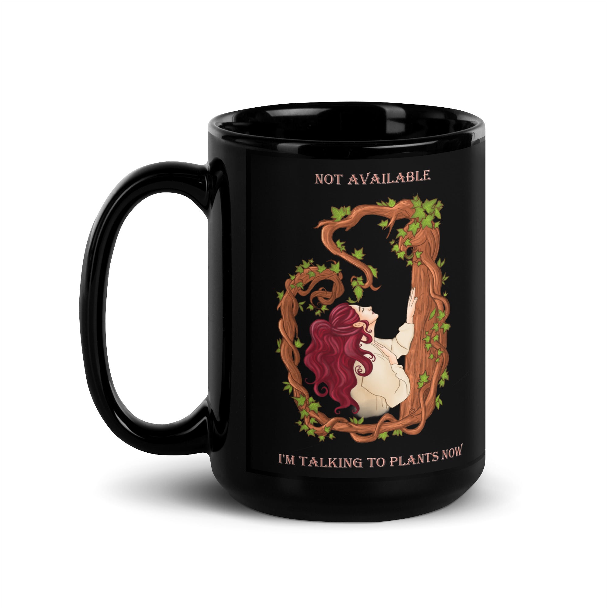 "Premium quality ceramique mug 15 oZ featuring whimsical mystical design by little Rituals"