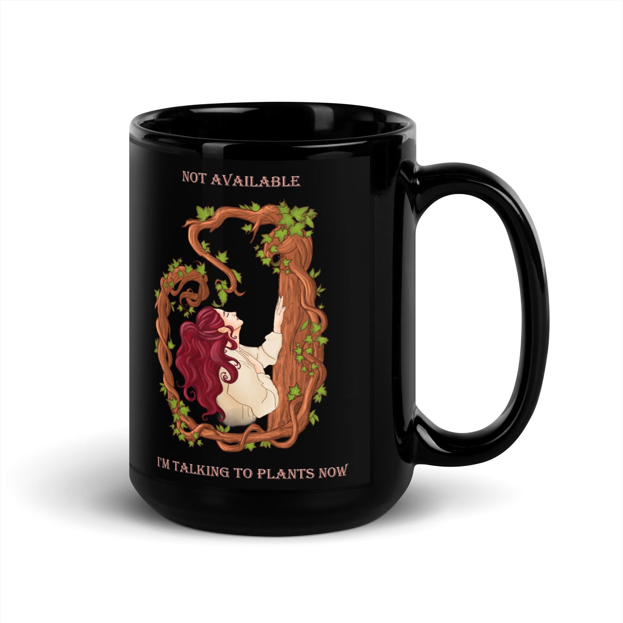 "Premium quality ceramique mug 15 oZ featuring whimsical mystical design by little Rituals"